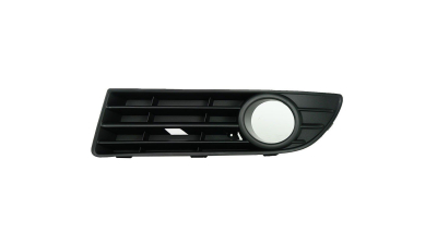 Grila bara fata Vw Polo (9N3) Hatchback 04.2005-08.2009 , Fata Stanga, cu decupaj far ceata 6Q0853665E9B9 