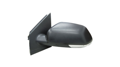 Oglinda exterioara VW Polo (9N3) Hatchback 04.2005-08.2009 Partea Stanga Crom Asferica Electrica Cu Incalzire, carcasa neagra, cu semnalizare, 7 pini, View Max