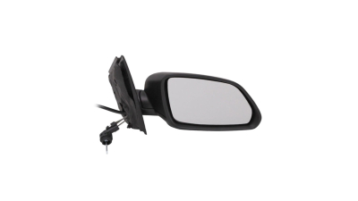Oglinda exterioara VW Polo (9N3) Hatchback 04.2005-08.2009 Partea Dreapta Crom Convex, manuala Fara Incalzire, carcasa neagra, cu semnalizare, Max View