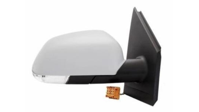 Oglinda exterioara VW Polo (9N3) Hatchback 04.2005-08.2009 Partea Dreapta Crom Convex, manuala Fara Incalzire, carcasa grunduita, cu semnalizare