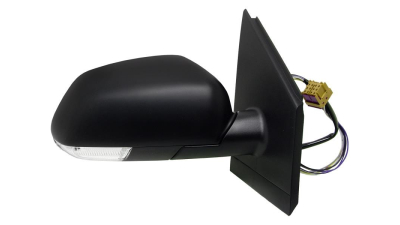 Oglinda usa exterioara VW Polo (9n3), 04.2005-08.2009, partea Dreapta, reglare electrica; carcasa neagra; incalzit; sticla convexa; geam cromat; cu Lucas, View Max