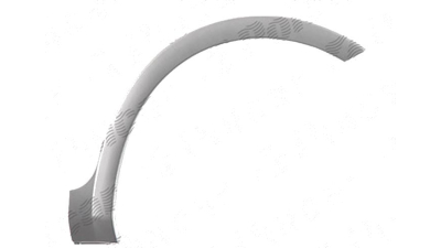Bandou aripa, ornament Volkswagen Polo (9n3), 04.2005-08.2009, spate, Stanga, CROSS