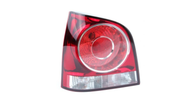 Stop, lampa spate VW POLO (9N3), 04.2005-08.2009, DEPO, partea stanga, cu lampa ceata spate;tip bec P21/4W+P21W+PY21W+R5W; rosu; fara soclu bec;