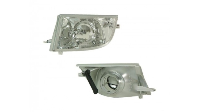 Lampa semnalizare fata VW Lupo (6x1/6e1), 05.1998-07.2005, Motor 1.2 Tdi 3l, partea Stanga, Fata, triunghiular; alb; cu soclu bec; Omologare: ECE, OEM/OES
