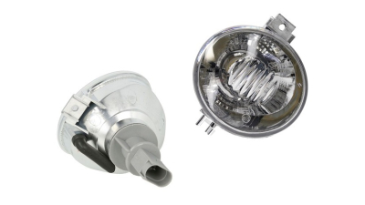 Lampa semnalizare fata Volkswagen Lupo (6x1/6e1), 05.1998-07.2005, fata, Dreapta, rotund; PY21W; alb; cu suport becuri, DEPO