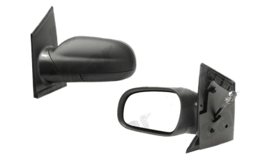 Oglinda exterioara VW Fox (5Z1) 04.2005- Partea Stanga Asferica Manuala Prin Cablu Fara Incalzire, carcasa neagra