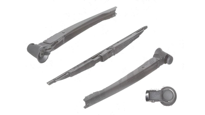 Brat stergator luneta Volkswagen Fox (5z1), 04.2005-, spate, cu lamela stergator de 310 mm, ; specific