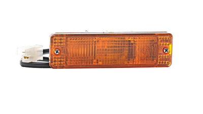 Lampa semnalizare fata VW Jetta, 02.1984-1989, Polo, 1977-1990, partea Stanga=Dreapta, Fata, in bara;tip bec P21W; galben; cu cablu; Omologare: ECE, DEPO