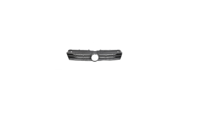 Grila radiator Vw Polo (6r), 08.2014-12.2017, Cu 2 Element Cromat In Partea De Jos, 6R0853651E