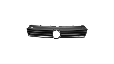 Grila radiator, masca fata Vw Polo (6r), 2014-2017, parte montare centrala, cu 2 ornamente cromate, cu ornament crom, RESIGILAT - PRODUS NOU CU DEFECT - VEZI POZE