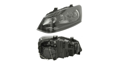 Far VW POLO (6R), 08.2009-04.2014; POLO (6R), 05.2014-12.2017 model BLUE MOTION, CROSS, BLUE GT, BestAutoVest, fata, partea stanga, tip bec H7+H7+PY21W+W5W; electric; cu motor;