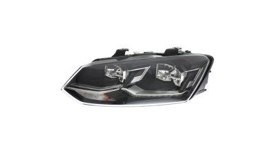 Far Volkswagen Polo (6r), 05.2014-, fata, Stanga, LED+WY21W; electric; fara LED controlling unit, HELLA