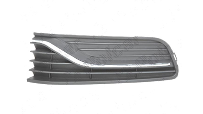 Grila bara Vw Polo (6r) 2014-, Fata partea Stanga, Fara gaura pentru proiector, cu ornament cromat, 6C0854661A