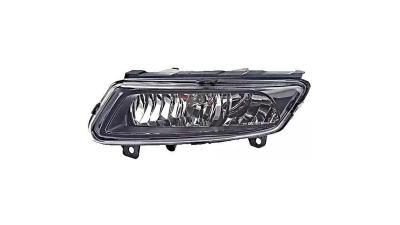 Proiector ceata VW Polo (6R), 08.2009-04.2014 (model GTI si R-Line) si Polo 05.2014-2017 Model Blue GT, R-Line, partea Dreapta, negru, cu becuri, tip bec H8, cu lumini pentru curbe, Hella