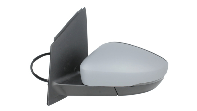 Oglinda exterioara Volkswagen Polo (6r), 08.2009-, Stanga, reglare electrica; grunduit; incalzita; geam asferic; cromat; 6 pini; cu semnalizare