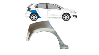 Segment reparatie aripa spate VW Polo (6r), 08.2009-12.2017, 5 Usi, Spate, partea Dreapta, Aftermarket
