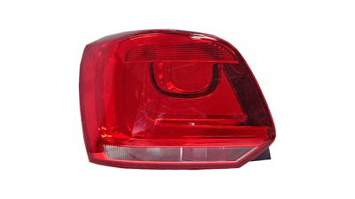 Stop spate lampa VW Polo (6R), 08.2009-05.2014, partea Stanga, cu lampa ceata, fara suport becuri, Depo
