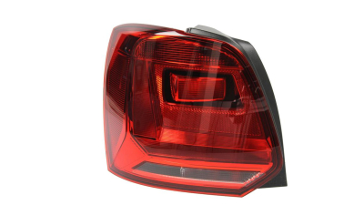 Stop spate lampa Vw Polo (6r), 06.14-, spate, omologare ECE, cu suport bec, tip bec H21W+W16W, 6C0945095F, Stanga