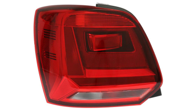 Stop spate lampa VW Polo (6r), 06.2014-12.2017, partea Stanga, cu lampa ceata Spate; tip bec H21W+P21W+PY21W+W16W; fara soclu bec; Omologare: ECE, TYC
