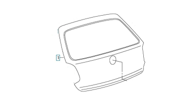Hayon portbagaj spate VOLKSWAGEN POLO (6R), 08.2009-12.2017 model cu 5 usi