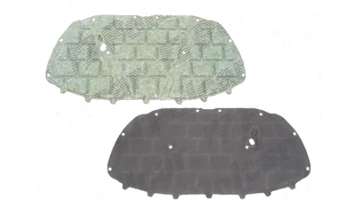 Capitonaj izolatie capota motor Volkswagen Polo (6r), 08.2009-12.2017, fata, Material amortizare zgomot