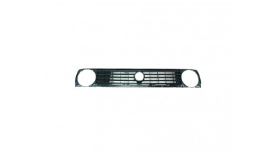 Grila radiator VW Golf 2 (19E/1G), 1983-1992, negru, Pentru modele cu 2 faruri, 191853653C, 953405-3