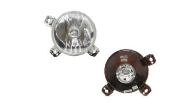 Far faza scurta interior VOLKSWAGEN GOLF II (19E/1G), 1983-1992, partea Stanga, NEOLITE, neted; Diametru: 140 mm; H3; tuning; halogen