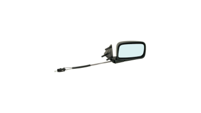Oglinda exterioara Vw Golf 2 (19E/1G), 1988-1991, Vw Jetta 2 (16E/19E /1G2), 02.1988-12.1991, Dreapta, Crom, manuala, prin cablu, Fara incalzire, carcasa neagra, Convex, BestAutoVest 191857508A; 191857508A522K; 191857522K 9534522E