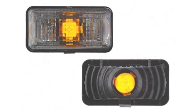 Lampa semnalizare laterala Seat Toledo (1l), 05.1991-1995; Ibiza/Cordoba (6k), 5.1993-1995 , fata, Stanga = Dreapta, rectangular; W5W; fumuriu; fara suport becuri; tuning, TYC