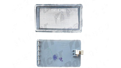 Catadioptru lampa ceata Volkswagen Golf 3 (1h) 08.1991-04.1999 , Vento (1h2/1h5/1hm), 01.1992-10.1998, fata, Dreapta, scurt; alb; fara omologare, TYC