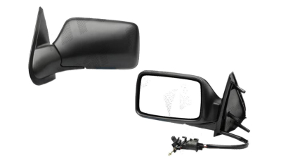 Oglinda exterioara Vw Golf 3 (1H), 08.1991-04.1999, Golf 4 Cabriolet (1Exo), 04.1998-10.200, Vw Vento, 01.1992-10.1998, Stanga, Crom, manuala, prin cablu, Fara incalzire, carcasa neagra, Asferica, BestAutoVest 1H0857537C; 1H1857507; 1H185750701C; 1H185752