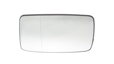 Geam oglinda Seat Ibiza/Cordoba (6K) 5.1993-2002, Vw Golf 3 (1H), 08.1991-04.1999, Vw Golf 4 Cabriolet (1Exo), 04.1998-10.2003, Vw Vento (1H2/1H5/1Hm), 01.1992-10.1998, Stanga, Crom, Fara incalzire