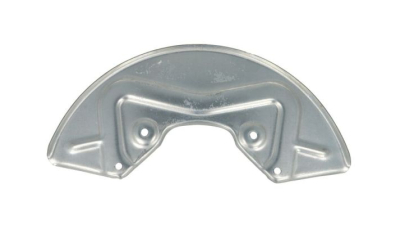 Protectie stropire disc frana Volkswagen Caddy 2 (9u/9kv), 11.1995-01.2004, Passat (B3/B4), 03.1988-1996, Golf 3, 08.1991-04.1999, Polo (6kv) Classic/Combi, 11.1995-06.2001, fata, Stanga = Dreapta, metal