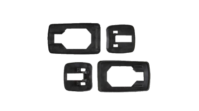 Set garnituri manere exterioare usi VW Golf 3 (1h), 08.1991-04.1999; Vento, 01.1992-10.1998 Fata+Spate, partea Stanga+Dreapta, Fata+Spate, 8 buc (4 mari, 4 mici), Aftermarket