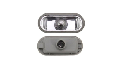 Lampa semnalizare laterala Ford Galaxy (Wgr), 04.2000-04.2006; Seat Alhambra (7v8/7v9), 02.2001-06.2010, Vw Sharan (7m), 1999-11.2003, fata, Stanga = Dreapta, WY5W; transparent; fara suport becuri, DEPO