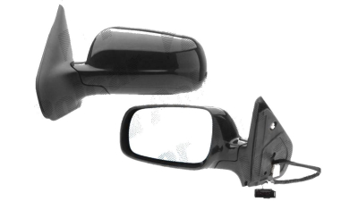 Oglinda exterioara Vw Bora (1J5/1Jm), 10.1998-11.2005, Vw Golf 4 (1J) 08.1997-09.2006, Stanga, Albastra, electrica, Cu incalzire, carcasa neagra, Asferica, View Max, Model MARE, cu 5 pini,