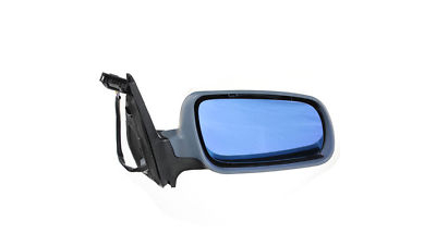 Oglinda exterioara Vw Bora (1J5/1Jm), 10.1998-11.2005, Vw Golf 4 (1J) (Hatchback + Combi), 08.1997-09.2003, Dreapta, Albastra, electrica, Cu incalzire, carcasa prevopsita, grunduita, Convex, View Max, 1J1857508D; 1J1857522E; 1K1857507A9B9 95415213