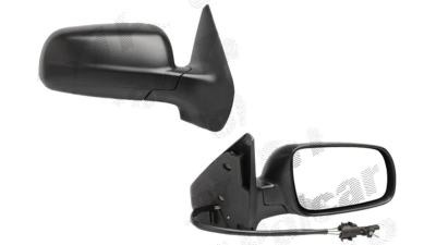 Oglinda exterioara Vw Bora (1J5/1Jm), 10.1998-11.2005, Vw Golf 4 (1J) 08.1997-09.2006, Dreapta, Crom, manuala, prin cablu, Fara incalzire, carcasa neagra, Convex, View Max, 9541523M, Model MARE