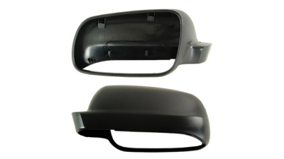 Carcasa oglinda exterioara pentru Seat Arosa (6h), 05.1997-12.2000, Partea Stanga, Carcasa Negra, Modelul Mare - Lung