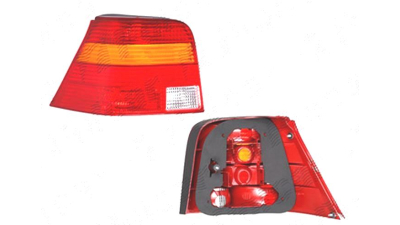 Stop spate lampa Volkswagen Golf 4 (1j), 08.1997-09.2006, spate, Stanga, Hatchback, P21W+R10W; rosu-galben; fara suport bec, DEPO
