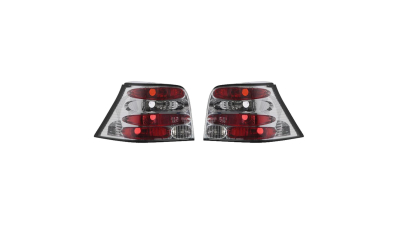 Set lampa spate tuning VW GOLF 4 (1J) Hatchback, 1997-2006, partea stanga+dreapta, argintiu-transparent, tuning, Taiwan
