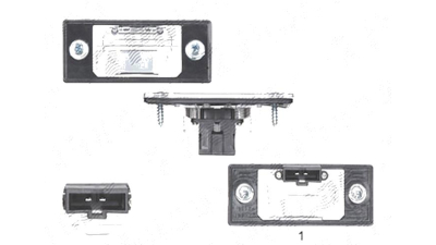 Lampa numar Volkswagen Passat (B5 (3b Gp)), 11.2000-01.2005 Combi, spate, Stanga = Dreapta, C5W, DEPO