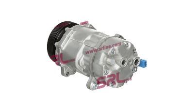 Compresor aer conditionat Ford Galaxy, 1995-2000, motorizare 1.9 TDI, 66kw/81kw, diesel, rola curea 120 mm, 6 caneluri, tip Sanden: SD7V16