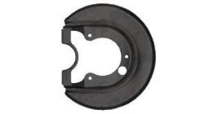 Protectie stropire disc frana Audi A3 (8l), 01.1996-2003, Tt (8n), 10.1998-05.2006, Seat Leon (1m1), 11.1999-05.2005; Toledo (1m2), 04.1999-09.2004, Vw Golf 4, 08.1997-09.2006, fata, Stanga, metal