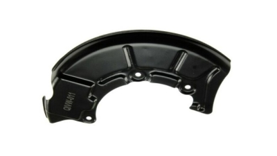 Protectie stropire disc frana Audi A3 (8l), 01.1996-2003, Tt (8n), 10.1998-05.2006, Seat Leon (1m1), 11.1999-05.2005; Toledo (1m2), 04.1999-09.2004, Vw Golf 4, 08.1997-09.2006, fata, Dreapta, metal