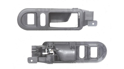 Maner usa interior Volkswagen Golf 4 (1j) (Hatchback + Combi), 08.1997-09.2006, Golf 4 Cabriolet (1exo), 04.1998-10.2003, fata, Dreapta, negru; cu tija cromata