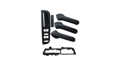 Set maner usa interior parte montare Fata, Spate, Skoda Superb (3u4), 02.2002-06.2008, VW Bora, 10.1998-11.2005; Golf 4 (1J) 08.1997-09.2006, Passat (B5), 1996-01.2005, 9541U7 cu rama comutatoare