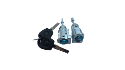 Set yale Skoda Fabia 6Y 2000-2007, Octavia 1U 1997-2010; Vw Golf 4 1997-2006, Polo 9N 2001-2009; Beetle 1998-2010, Bora, Fox 2005-, Lupo 1998-2005; Transporter T5 2003-2015, Seat Arosa 1994-2004; 2 buc. butuc usa cu cheie stg. si dr., cu tija de 37 mm