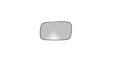 Geam oglinda Seat Inca, 11.1995-12.2003, Vw Caddy 2, 11.1995-01.2004, Vw Passat, (B3 / B4), 1988-10.1996, Stanga, Crom, Fara incalzire, Plana, se fixeaza cu banda dublu adeziva, 954654-E