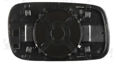 Geam oglinda Seat Inca (6K9), 11.1995-12.2003, Vw Caddy 2 (9U/9Kv), 11.1995-01.2004, Vw Passat, Sedan+Combi (B3 / B4), 03.1988-10.1996, Stanga, Crom, Fara incalzire, Plana, BestAutoVest 357857521; 6K9857521D